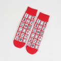 Happy Socken Mahjong Women Crew Socken Baumwollmädchen Knöchelsocken Großhandelsfabrik